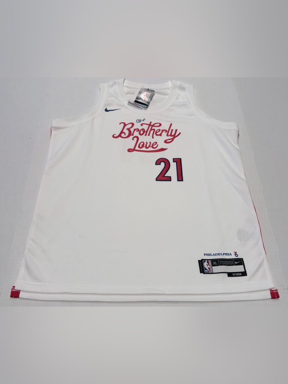 Nike Joel Embiid Philadelphia 76ers Youth Swingman Jersey Sz XL 18/20
